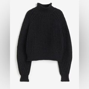 H&M Black Turtleneck Sweater